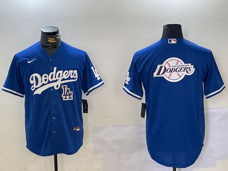 Men Los Angeles Dodgers Blank Blue Game 2024 Nike MLB Jersey style 10179->los angeles dodgers->MLB Jersey